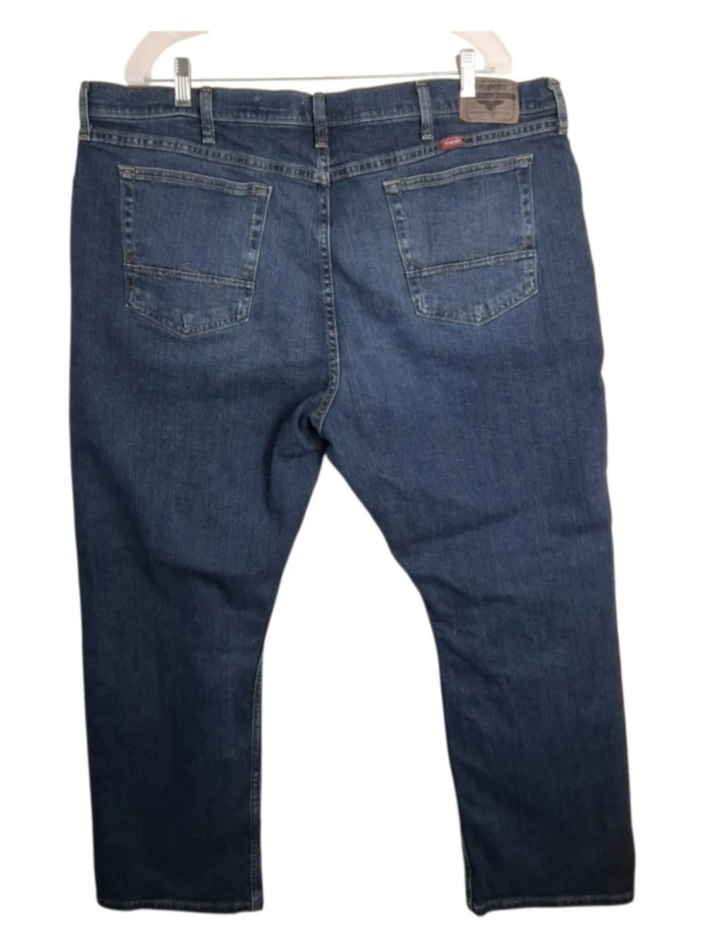 Wrangler Relaxed Boot Mens 42x30 Blue Western Cowboy Comfort Jeans 112316407